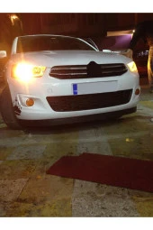 OTO H.İ.T.  CİTROEN C ELYSEE UYUMLU BODY KİT ÖN TAMPON EKİ KIRILMAZ YUMUŞAK LİP MAT SİYAH thumbnail 1