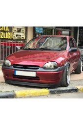 OTO H.İ.T.  OPEL CORSA B UYUMLU BODY KİT ÖN TAMPON EKİ KIRILMAZ YUMUŞAK LİP MAT SİYAH thumbnail 2