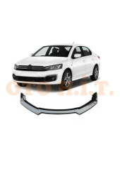 OTO H.İ.T.  Citroen C Elysee Makyajlı Uyumlu Ön Tampon Eki Bodykit Karlık Lip thumbnail 1