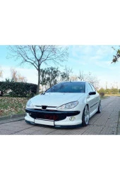 OTO H.İ.T.  Peugeot 206 Uyumlu Astra H Lip 2 Parça Ön Tampon Eki 1. Sınıf Kaliteli thumbnail 1