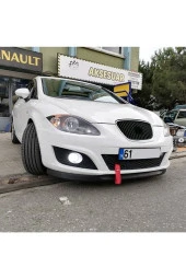 OTO H.İ.T.  Seat Leon Mk2 Uyumlu Astra H Lip 2 Parça Ön Tampon Eki 1. Sınıf Kaliteli thumbnail 1