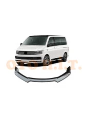 OTO H.İ.T.  Volkswagen Transporter Uyumlu Esnek Ayarlanabilir 3 Parça Kanatlı Piano Black Ön Lip thumbnail 1