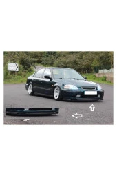 OTO H.İ.T.  Honda Civic Ies Laguna Lip Ön Tampon Eki 2 Parça thumbnail 1