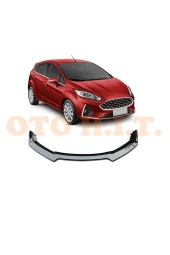 OTO H.İ.T.  Fiesta 2013-2017 Uyumlu Esnek Ayarlanabilir 3 Parça Kanatlı Piano Black Ön Lip thumbnail 1