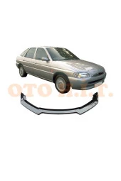 OTO H.İ.T.  Escort Uyumlu Esnek Ayarlanabilir 3 Parça Kanatlı Piano Black Ön Lip thumbnail 1