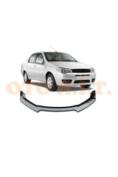 OTO H.İ.T.  Fiat Albea Uyumlu Esnek Ayarlanabilir 3 Parça Kanatlı Piano Black Ön Lip thumbnail 1