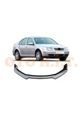 OTO H.İ.T.  Volkswagen Bora Uyumlu Esnek Ayarlanabilir 3 Parça Kanatlı Piano Black Ön Lip thumbnail 1