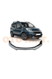 OTO H.İ.T.  Fiat Fiorino Uyumlu Esnek Ayarlanabilir 3 Parça Kanatlı Piano Black Ön Lip thumbnail 1