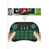 QASUL Uzaktan Kumanta Tv Plus Kablosuz Mini Klavye Android Tv Pc Laptop Için Akıllı Klavye Mouse Cihazı - 4