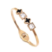 316l Çelik Rose Baget Taşlı Spor Kelepçe thumbnail 2