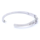 Çelik Kelepçe Bileklik Zirkon Taşlı Model BLZ-286 thumbnail 6