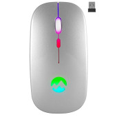 Everest Smw-710 Usb 2.4ghz Gümüş Ledli 800/1200/1600dpi Şarjlı Kablosuz Mouse - 5