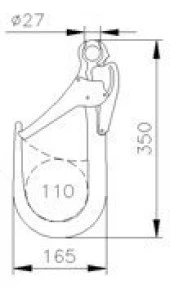 CT ALU GIANT 110 MM EMNIYET KANCASI - 3