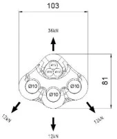 CT L637 3 DELIKLI MAVI ALUM. DAGITIM PLAKASI 36KN - 8