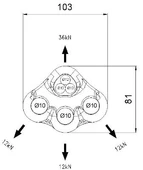 CT L637 3 DELIKLI MAVI ALUM. DAGITIM PLAKASI 36KN - 6