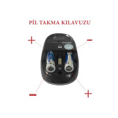 Hp S1500bk Kablosuz Sessiz Mouse 2.4Ghz 1600Dpi Siyah - 5
