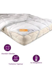 Soft Colours Comfort Lastikli Yatak Pedi Tüm Ebatlar - Uyku Pedi 400gr/m2 - 3