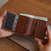 Hakiki Deri Dik Model Taba Erkek Cüzdan thumbnail 3