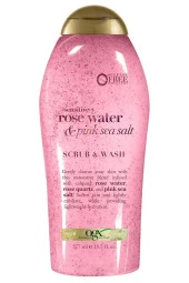 OGX Rose Water & Pink Sea Salt Peeling ve Vücut Şampuanı 577ML thumbnail 1