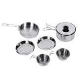 KingCamp BACKPACKER III SILVER YEMEK SET (2 KISI) - 1