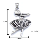 FerizZ 316L Çelik Balerin Kolye Ucu TGR-503 thumbnail 5