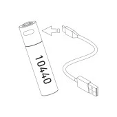 10440 Li-ion Şarj Edilebilir Pil 200 mAh - 2