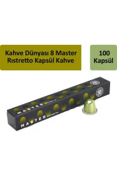 Kahve Dünyası 8 Master Rıstretto Kapsül Kahve x 10 Adet thumbnail 1