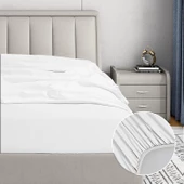 Soley | Jersey | %100 Pamuk Çift Kişilik 200 x 200 Lastikli Çarşaf - 4