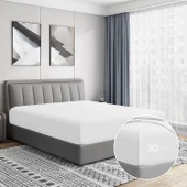 Soley | Jersey | %100 Pamuk Çift Kişilik 200 x 200 Lastikli Çarşaf - 3