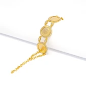 İmitasyon Çeyrekli Bileklik 3 Çeyrekli Zirkon Taşlı BLK-154 thumbnail 1