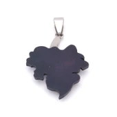 FerizZ 316L Çelik Zirkon Taşlı Yaprak Kolye Ucu TGR-574 thumbnail 1