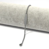 316L Çelik İsim Yazılabilen Zincir Bileklik BLK-992 thumbnail 1