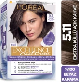 L’Oréal Paris Excellence Cool Creme Saç Boyası – 5.11 Ekstra Küllü Açık Kahve - 1