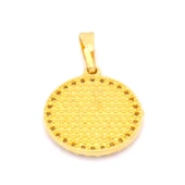 FerizZ Altın Kaplama Zirkon Taşlı J Harfli Kolye Ucu TGR-535 thumbnail 5