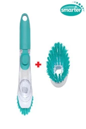 SMARTER DETERJAN HAZNELİ BULAŞIK FIRÇASI + FIRÇA YEDEK HEDİYELİ - 1