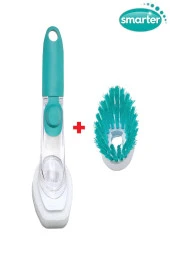 SMARTER DETERJAN HAZNELİ BULAŞIK SÜNGERİ + FIRÇA YEDEK HEDİYELİ - 1