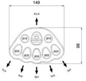 CT L637 5 DELIKLI KIRMIZI ALUM. DAGITIM PLAKASI - 5