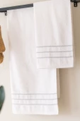 Etnik Desen 2'li Banyo Havlu Seti I Hamam Takımı I Çeyizlik Set I 50x85cm + 70x140cm - 2