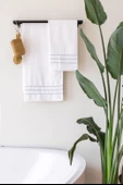 Etnik Desen 2'li Banyo Havlu Seti I Hamam Takımı I Çeyizlik Set I 50x85cm + 70x140cm - 1