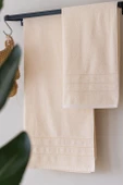 Etnik Desen 2'li Banyo Havlu Seti I Hamam Takımı I Çeyizlik Set I 50x85cm + 70x140cm - 8