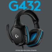 Logitech G G432 DTS 7.1 Surround Ses Kablolu Oyuncu Kulaklığı - Siyah - 2