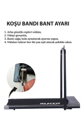 kochler Bluetoothlu Koşu Bandı - Katlanabilir ve Müzik Çalar Yürüyüş Bandı - 9