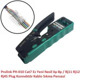 Prolink PH-010 Cat7 EZ 6p 8p / Rj11 Rj12 Rj45 Plug Konnektör Kablo Sıkma Pensesi - 1