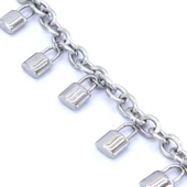 316L Çelik Kilit Model Kadın Bileklik BLK-775 thumbnail 4