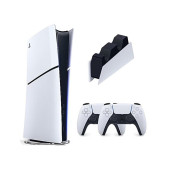 Sony Playstation 5 Slim Dijital - 2. Dualsense Ps5 Kol - Şarj İstasyonlu Oyun Konsolu (İthalatçı Garantili) - 1