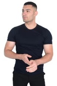Erkek Sıfır Yaka Floş T-SHIRT - 11