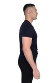 Erkek Sıfır Yaka Floş T-SHIRT - 6
