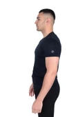 Erkek Sıfır Yaka Floş T-SHIRT - 1