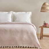 Karaca Home Celia Pembe Çift Kişilik Pike - 2