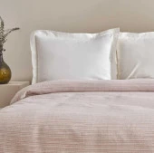 Karaca Home Celia Pembe Çift Kişilik Pike - 3